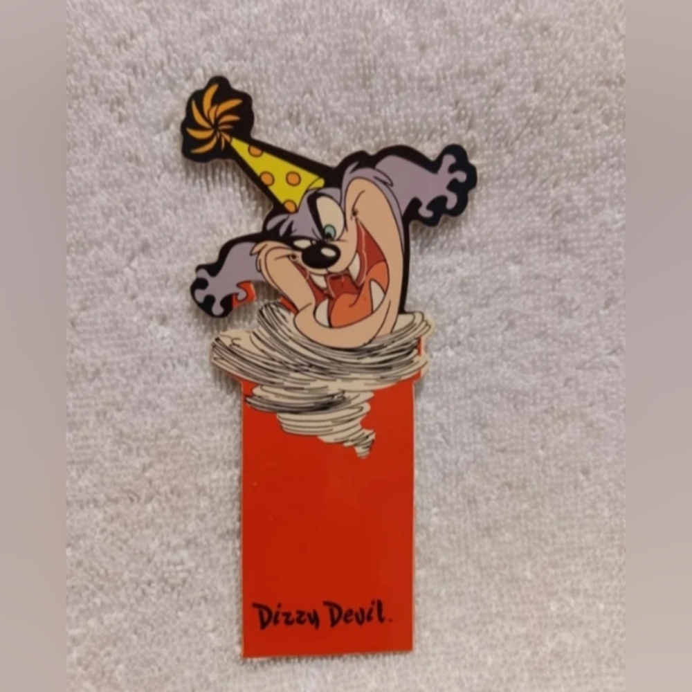 Vintage Looney tunes Tiny Toon Dizzy Devil party book mark